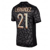 Paris Saint-Germain Lucas Hernandez #21 Tretí futbalový dres 2023-24 Krátky Rukáv